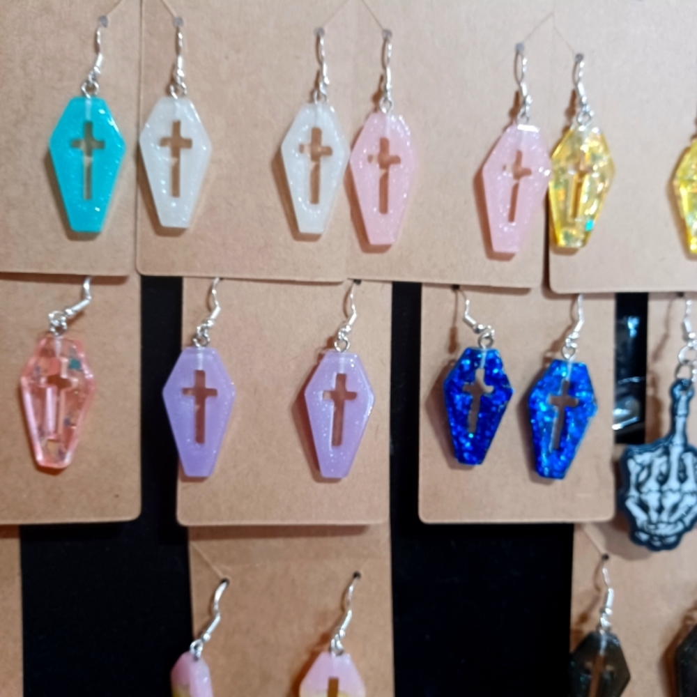 Tons of Halloween/Punk Earrings